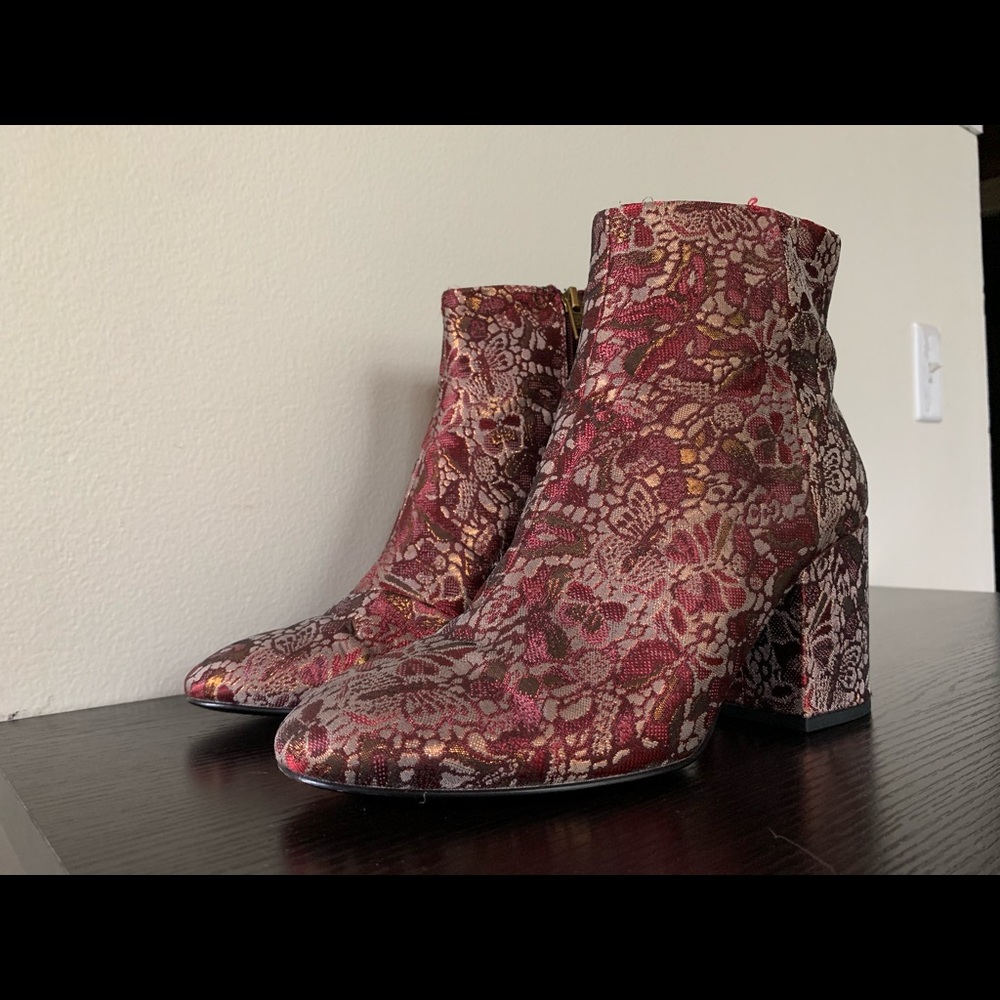 embroidered ASH booties